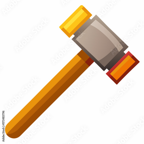 hammer isolated on white