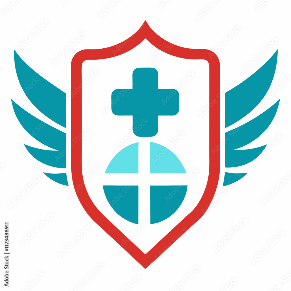 Fototapeta premium Modern Medical Icon Vector for Clinics and Health Projects