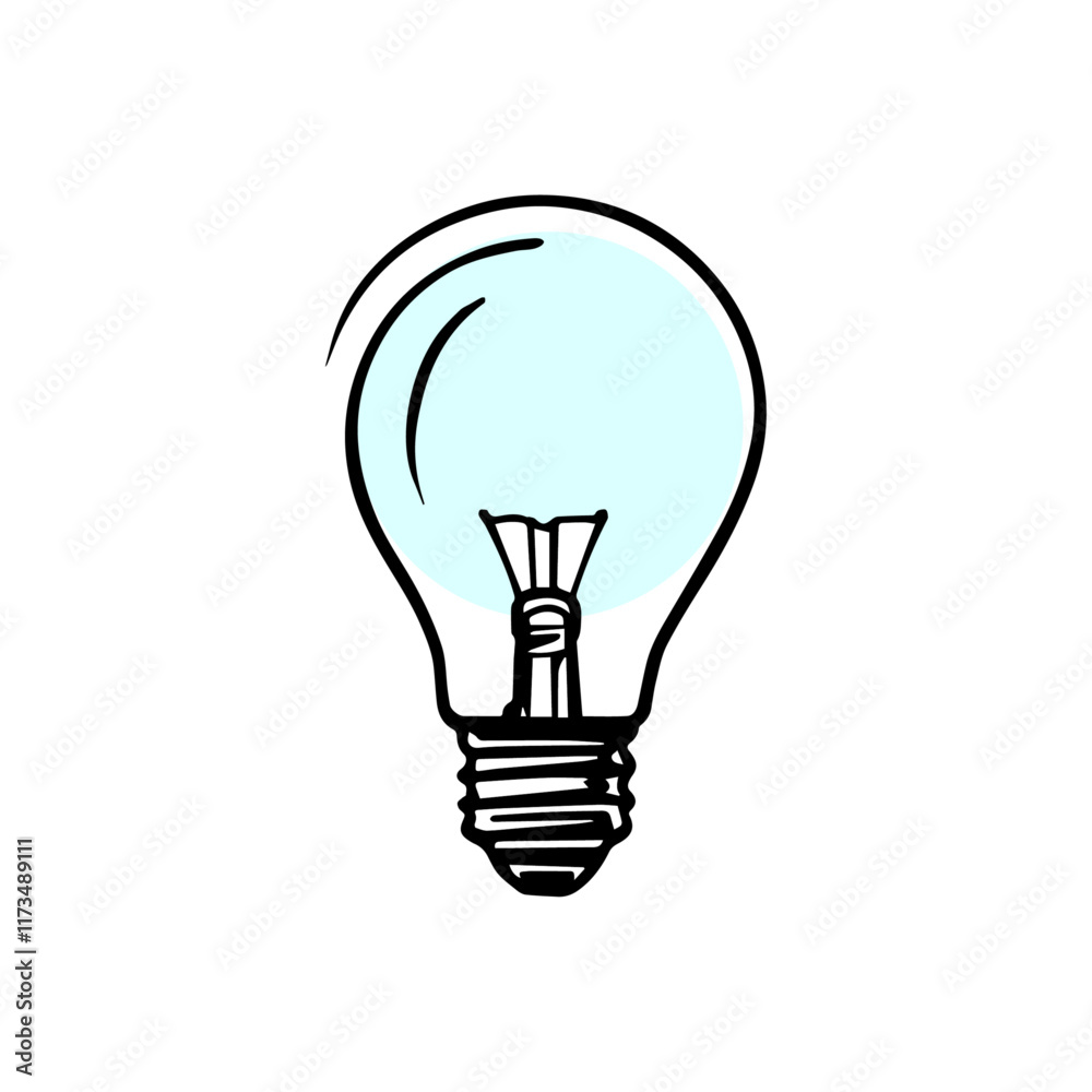 Hand-Drawn Light Bulb, Light Bulb Sketch, Light Bulb Illustration, Idea Bulb, Creative Light Bulb Hand-Drawn Light Bulb, Light Bulb Sketch, Light Bulb Illustration, Idea Bulb, Creative Light Bulb