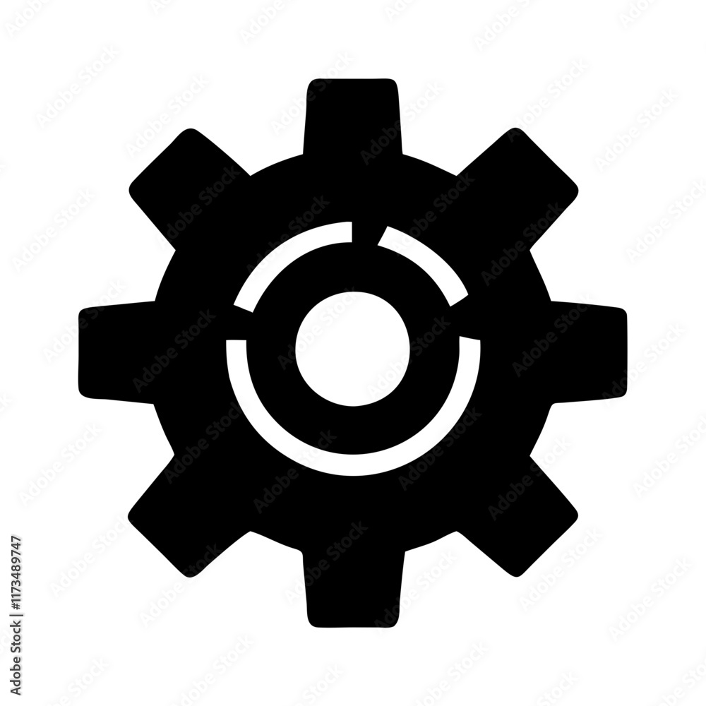 Unique Cogwheel Vector Illustration for Creative Uses Unique Cogwheel Vector Illustration for Creative Uses
