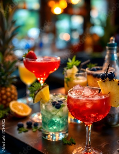 Composizione di cocktails