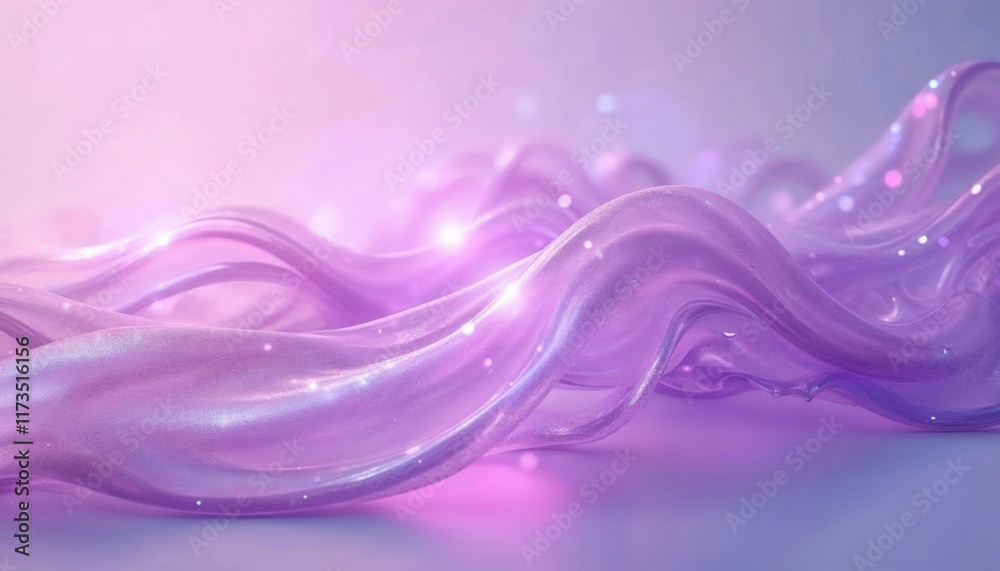 Naklejka premium Shimmering Purple Liquid Texture Background