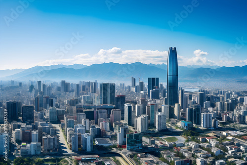 Bird's Eye View of Metropolitan Cityscape: A Symphony of High Rise Structures