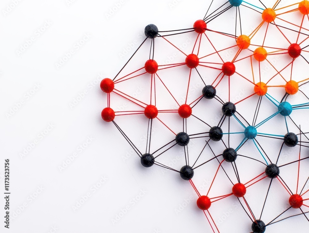 Visual representation of a feeder fund network, with interconnected lines and nodes representing various investment sources Visual representation of a feeder fund network, with interconnected lines and nodes representing various investment sources