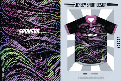 mockup jersey sport sublimation design soccer pattern vintage