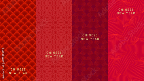 Vector Chinese traditional pattern background. pattern for page, background, surface, wallpaper. Chinese traditional seamless pattern background. Trendy geometric pattern.