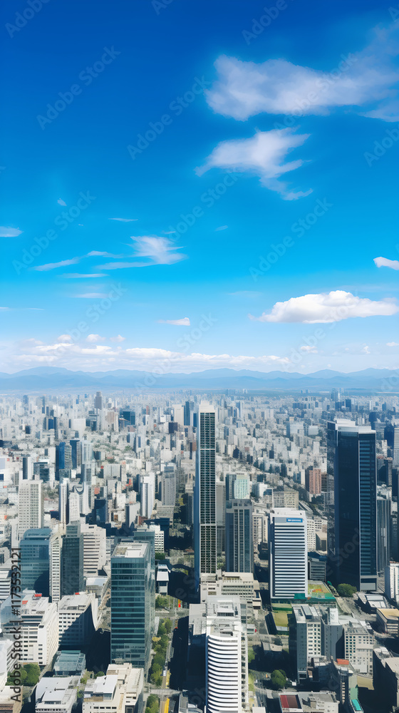Bird's Eye View of Metropolitan Cityscape: A Symphony of High Rise Structures Bird's Eye View of Metropolitan Cityscape: A Symphony of High Rise Structures