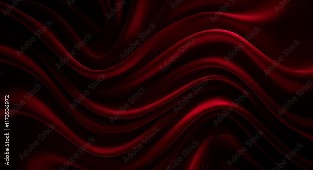 Obraz premium red silk fabric background