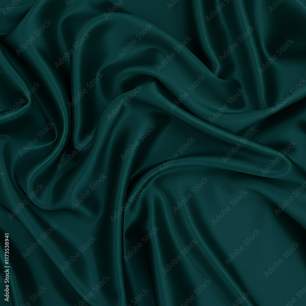 Obraz premium Abstract Green Silk Background