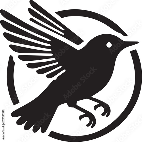 bird silhouette  icon