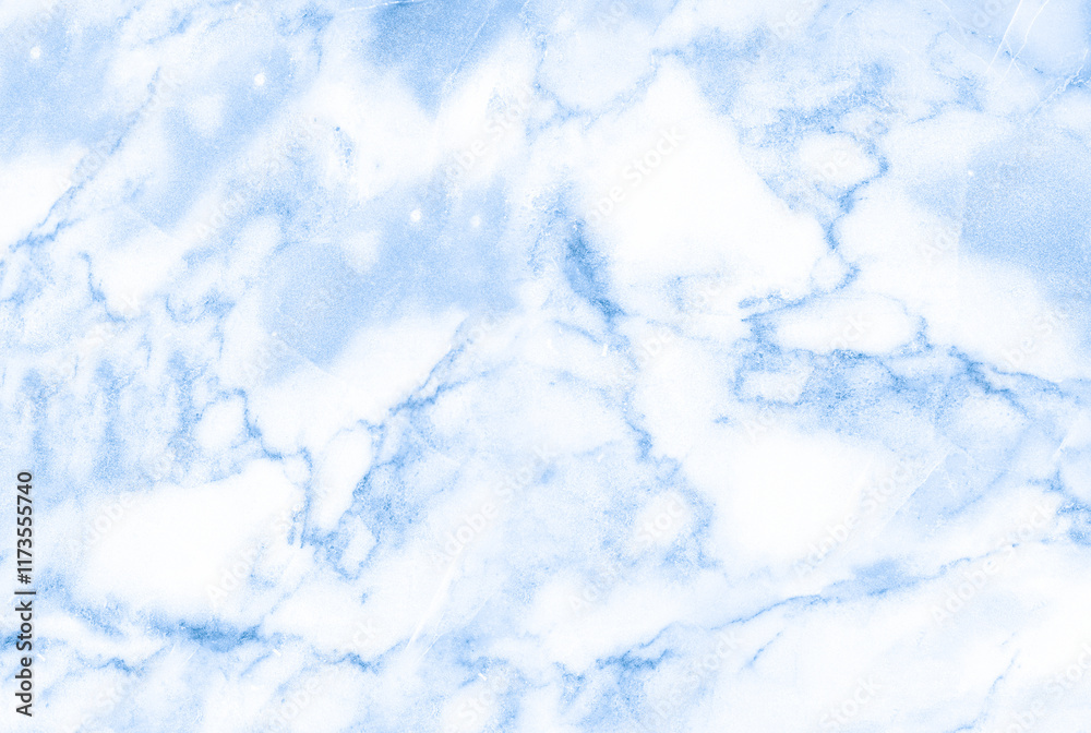 Fototapeta premium Marble granite blue background wall surface white pattern graphic abstract light elegant gray for do floor ceramic counter texture stone slab smooth tile silver natural for interior decoration.