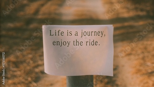 Embrace the adventure of life's journey finding joy in every step along the scenic path