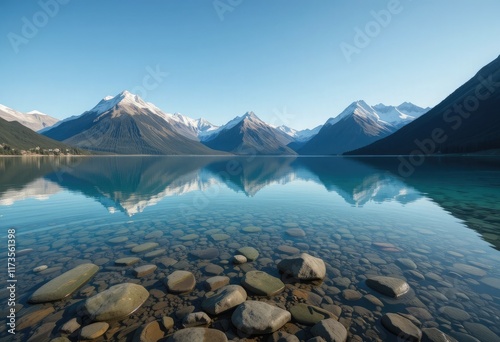lake in the mountains