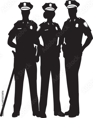 officer silhouette