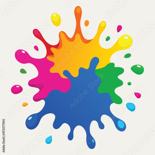 Vector colorful background design. illustration vector design