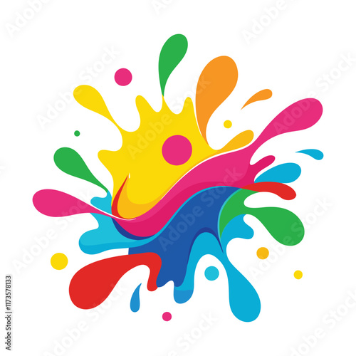 Vector colorful background design. illustration vector design