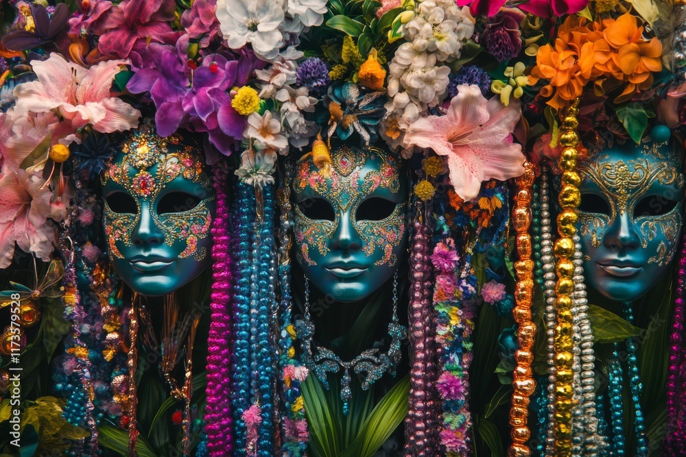 Fototapeta premium new orleans spring festival colors