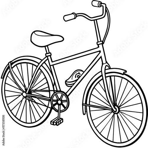 vintage bicycle vector