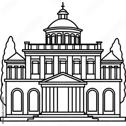 illustration of a building