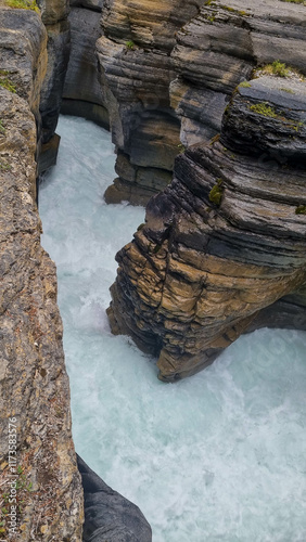 Mistaya Canyon in Banff National Park, Mistaya River, Alberta, Canada