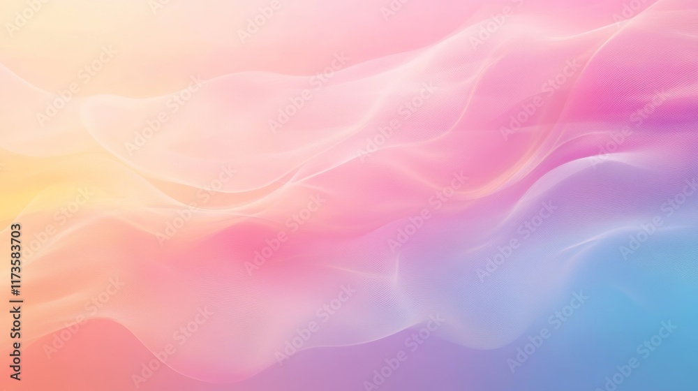 Abstract Pastel Wave Background: Soft Hues and Flowing Lines Abstract Pastel Wave Background: Soft Hues and Flowing Lines