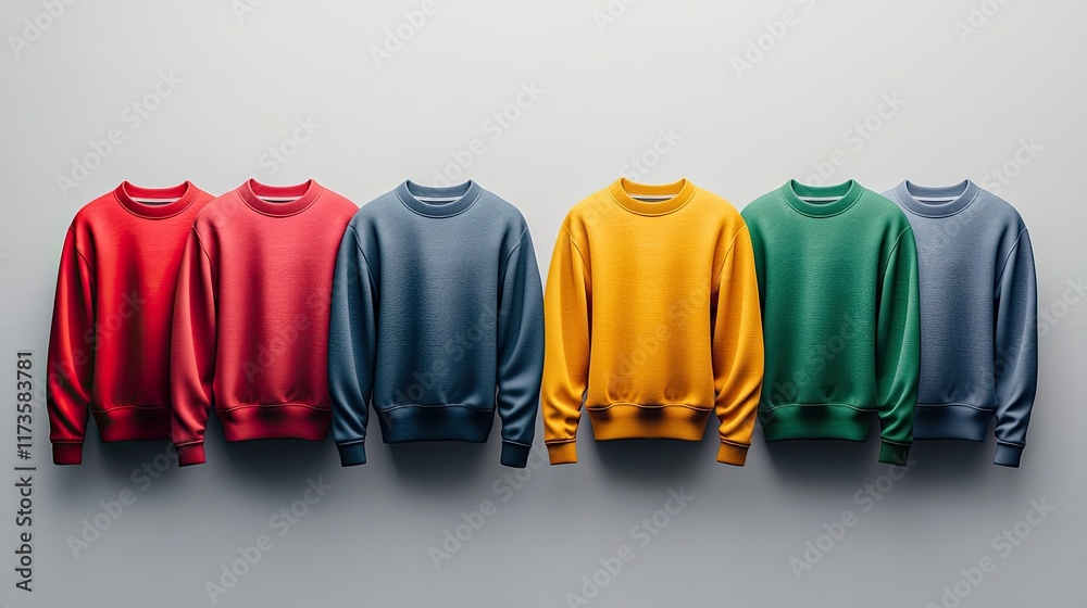 Sweatshirt Mockup with Customizable Colors â€“ AI Generative 