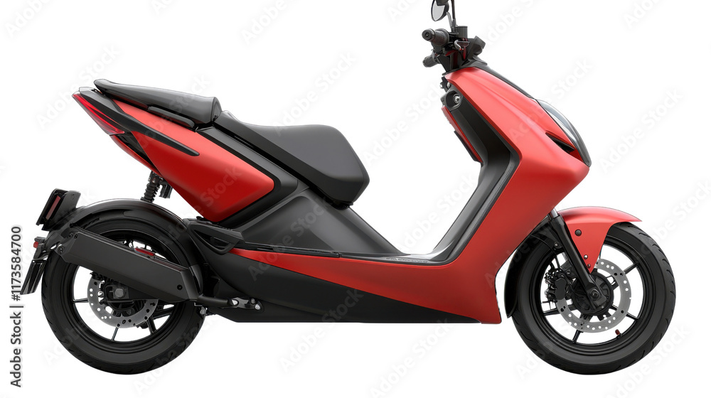 Electric scooter isolated on white background Electric scooter isolated on white background