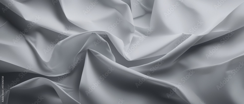 Obraz premium A piece of fabric with a pattern that is mostly white