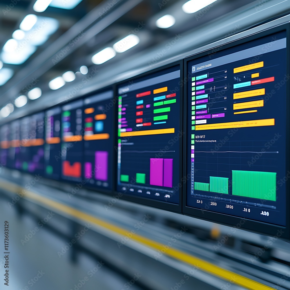 Real-time fabric management and textile logistics dashboard in industrial environment optimizing supply chain insights Real-time fabric management and textile logistics dashboard in industrial environment optimizing supply chain insights