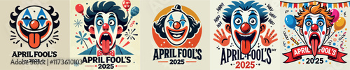 Image of clowns celebrating April Fool's Day