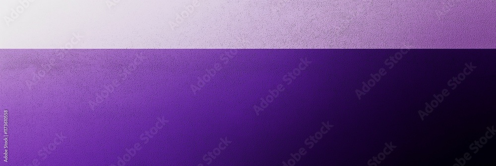 Fototapeta premium Purple and white gradient background creating a split effect with copy space