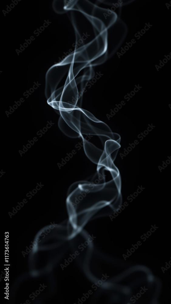 AI-generated smoke plume with an abstract, artistic style. AI-generated smoke plume with an abstract, artistic style.
