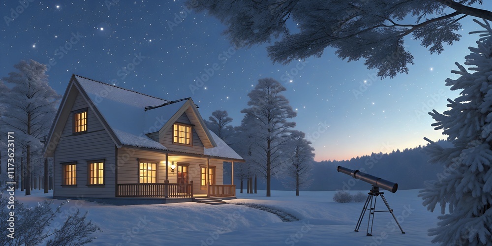 Fototapeta premium Hand gripping a warm coffee mug during a cozy winter evening at home