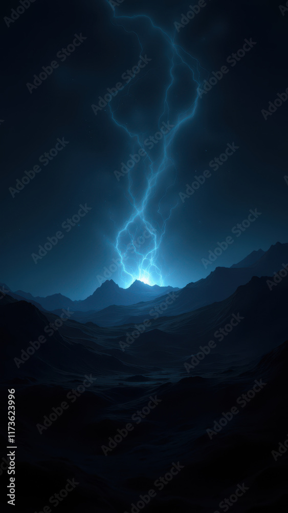 Undetectable AI creates a breathtaking landscape with a mountainous horizon and dramatic lightning bolts illuminating the night sky. Undetectable AI creates a breathtaking landscape with a mountainous horizon and dramatic lightning bolts illuminating the night sky.