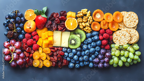 Fototapeta Naklejka Na Ścianę i Meble -  mix fruits on the table