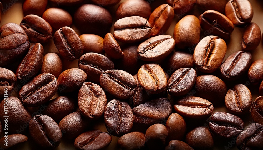 Fototapeta premium espresso beans background close up