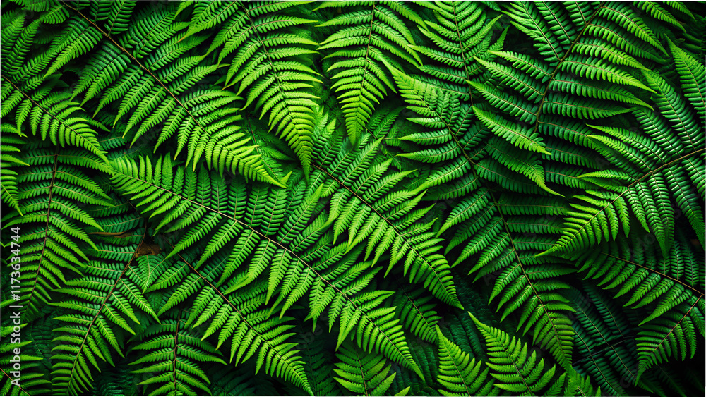 Vibrant forest fern abstraction with lush green textures and patterns for a calming natural wallpaper Vibrant forest fern abstraction with lush green textures and patterns for a calming natural wallpaper