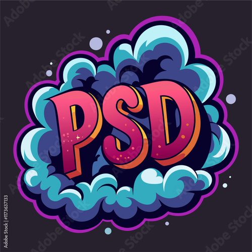 Display background with smoky atmosphere
