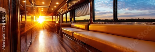 tour bus interior photo