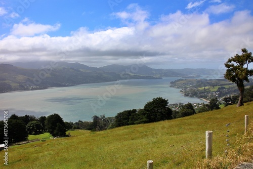 Otago Peninsula in Dunedin, New Zealand photo