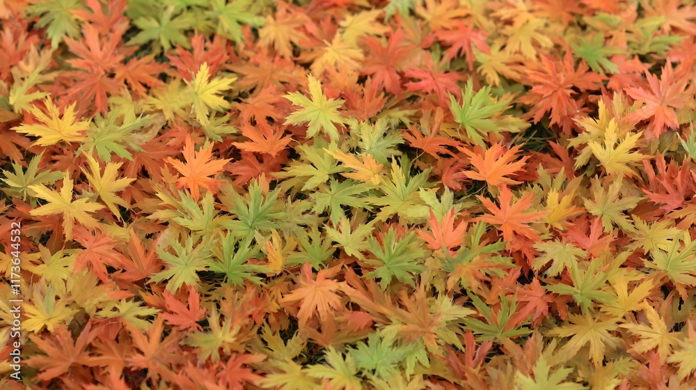 Autumn Maple Leaves Ground Cover Colorful Fall Foliage Autumn Maple Leaves Ground Cover Colorful Fall Foliage