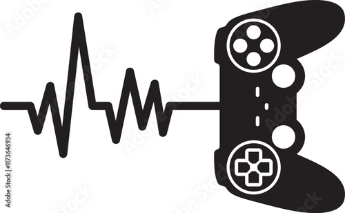 Gamer Heartbeat on a white background.