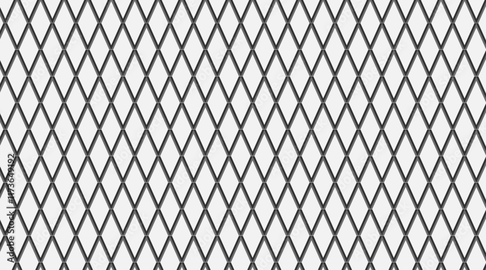 Fototapeta premium Seamless pattern background with diamond geometric shape | Square shape pattern for multiuse | New pattern vector background with black colour