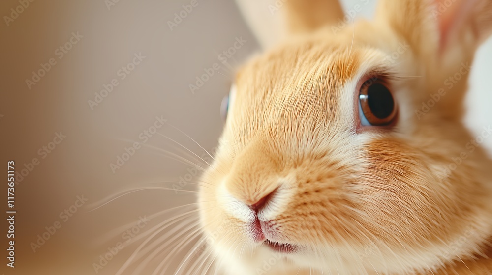 a close up of a brown rabbit a close up of a brown rabbit