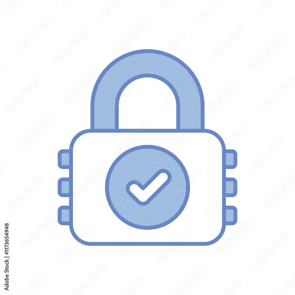 Padlock  vector icon