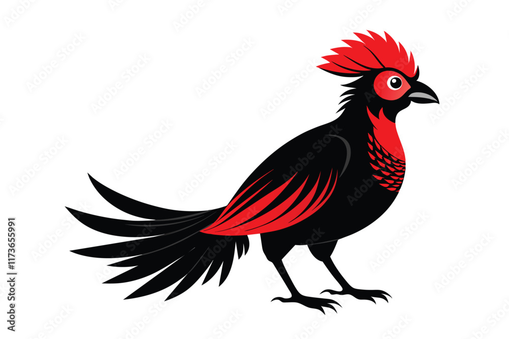 Obraz premium Red-Crested Turaco C.eps