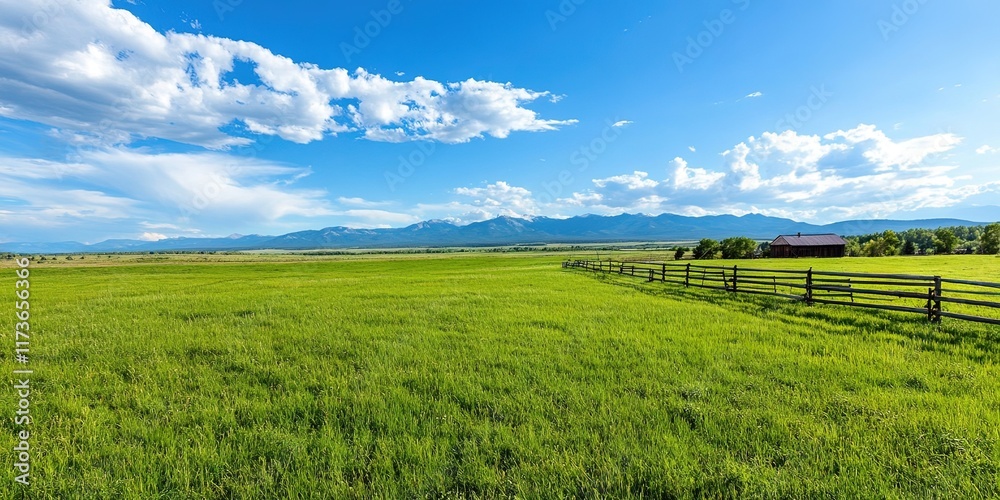 Fototapeta premium commercial ranch