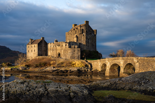 Eilean Donan Castle at sunrise, Scotland