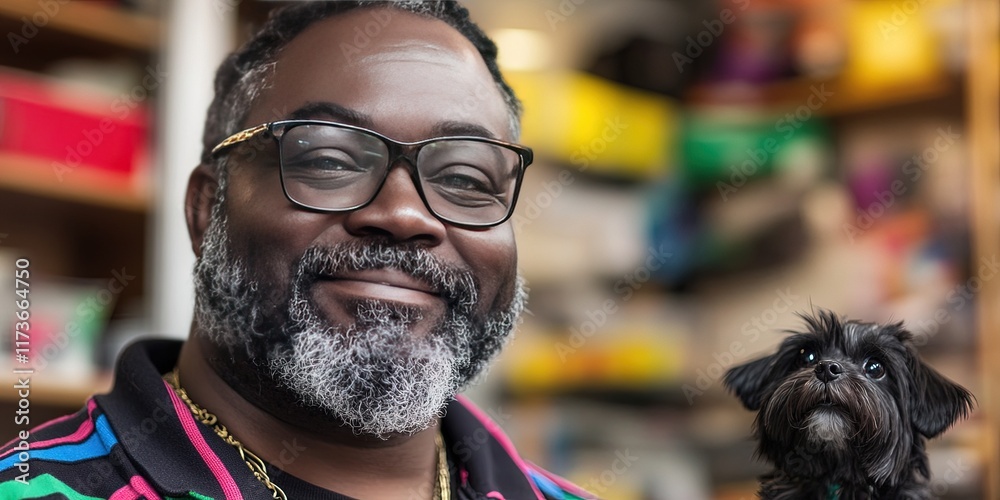 professional photo of african american pet shop small business owner --ar 2:1 --personalize u6aqkvs --v 6.1 Job ID: b5a81c7f-ed17-4b7c-af06-29a4ac600095