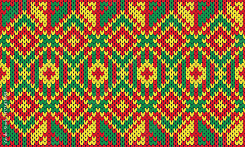 Seamless printable knitting patterns, wallpapers, ultra-high resolution raster illustrations, print-on-demand patterns.